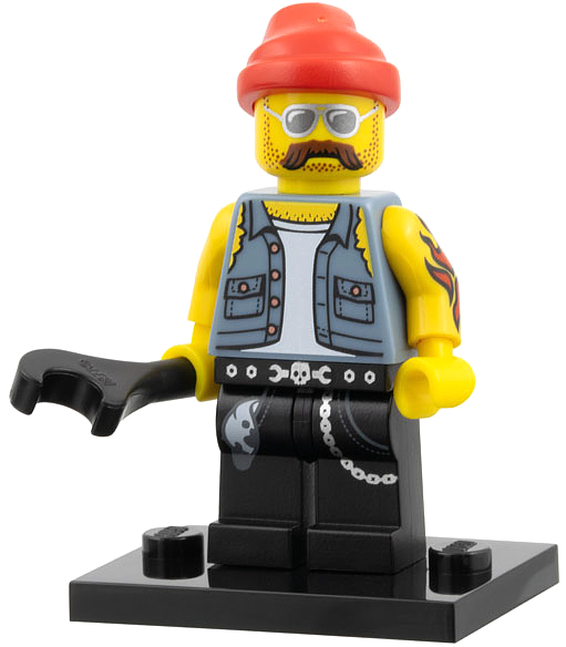 Motorcycle Mechanic - Series 10 Collectible Minifigure (col10-16)