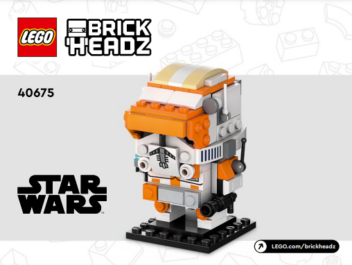 40675 Commander Cody (Certified) LEGO BrickHeadz