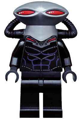 Black Manta - Flat Silver Helmet (sh0160)