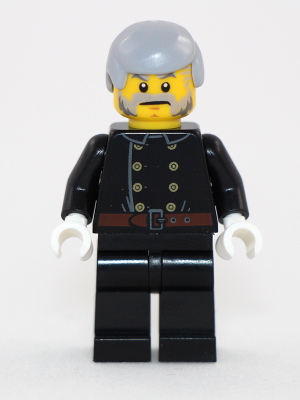 Fire - Jacket with 8 Buttons, Light Bluish Gray Male Hair (hol120)