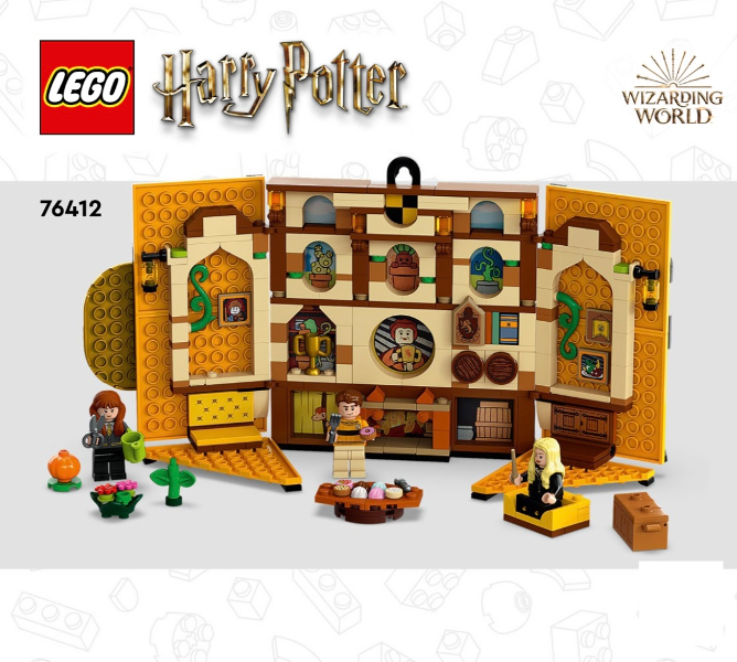 76412 Hufflepuff House Banner (Used) LEGO Harry Potter