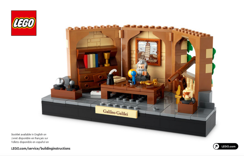 40595 Tribute to Galileo Galilei (Certified) LEGO Ideas