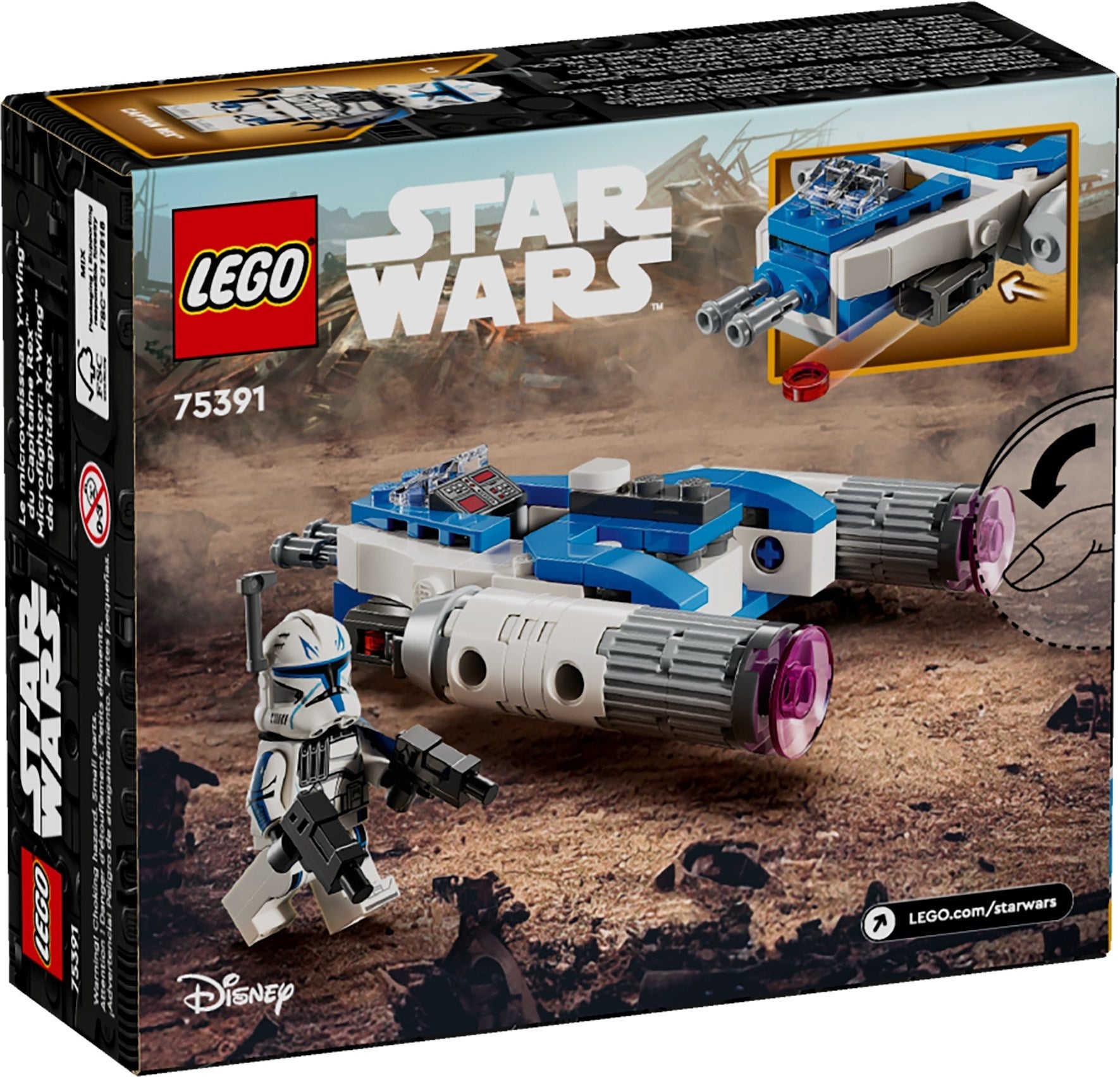 ウーパールーパー 75391 Captain Rex Y-Wing Microfighter – Bricks & Minifigs Portland