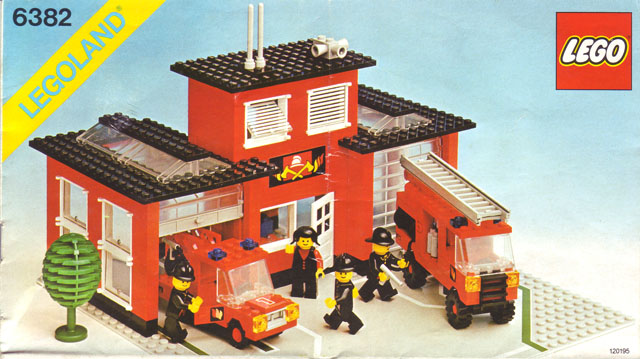 6382 Fire Station (Certified) LEGO Town