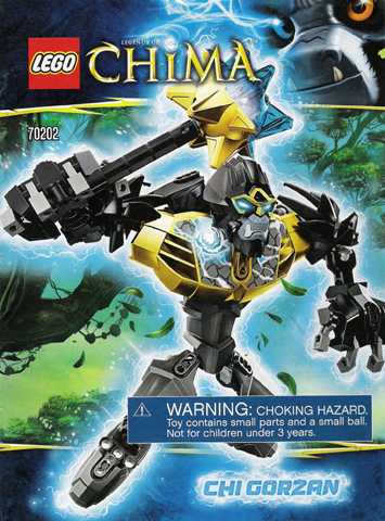 70202 CHI Gorzan (Used) LEGO Legends of Chima