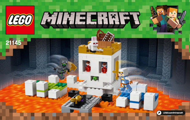 21145 The Skull Arena (Used) LEGO Minecraft