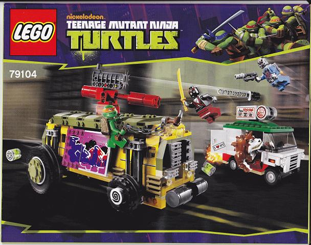 79104 The Shellraiser Street Chase (Used) LEGO Teenage Mutant Ninja Turtles