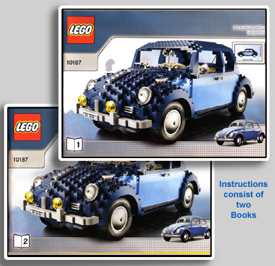 10187 Volkswagen Beetle (Used) LEGO Icons