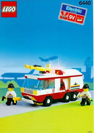 6440 Jetport Fire Squad (Certified) LEGO Town