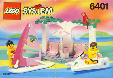 6401 Seaside Cabana (Certified) LEGO Town