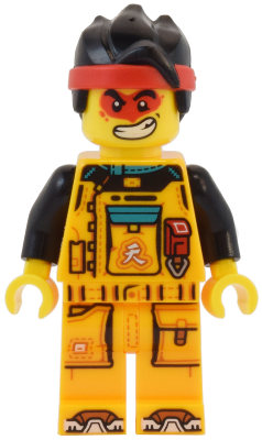 Monkie Kid - Bright Light Orange Racing Suit (mk150)
