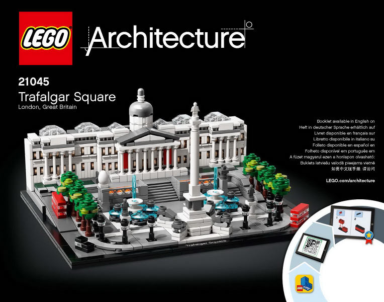 21045 Trafalgar Square (Certified) LEGO Architecture