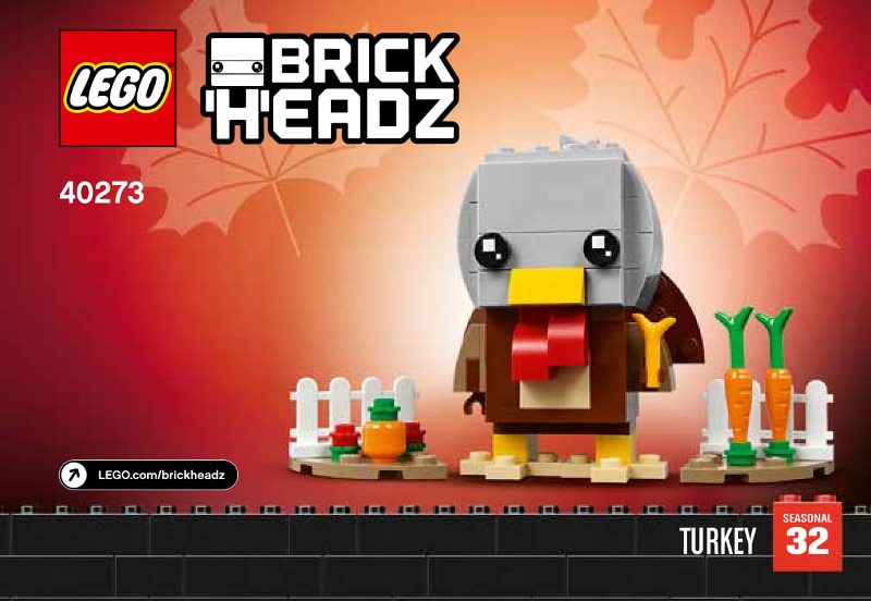 40273 Thanksgiving Turkey (Certified) LEGO BrickHeadz