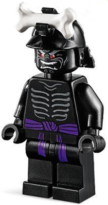Lord Garmadon - Legacy, Black Helmet, Printed Legs (njo0596)