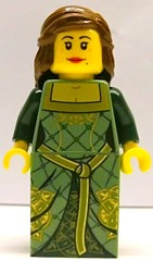 LEGO Brand Store Female, Green Princess (no back printing) {Lille} (tls072)