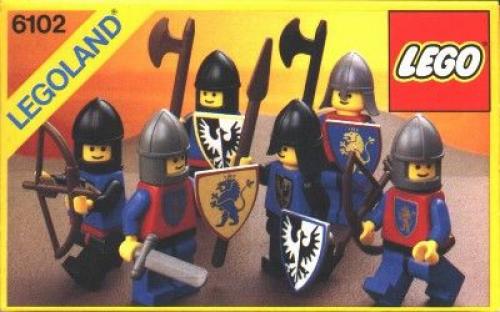 6102 Castle Mini-Figures (Certified) LEGO Castle
