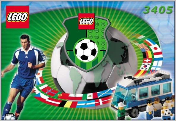 3405 Blue Team Bus (Certified) LEGO Sports