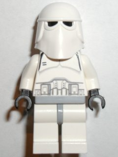 Snowtrooper, Light Bluish Gray Hips, Black Hands (sw0080)