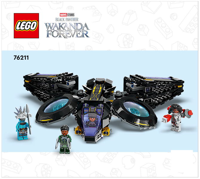 76211 Shuri's Sunbird (Used) LEGO Super Heroes
