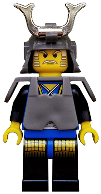 Ninja - Shogun, Blue with Armor (cas056)