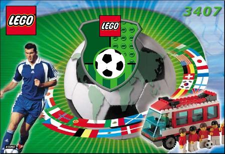 3407 Red Team Bus (Certified) LEGO Sports