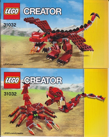 31032 Red Creatures (Used) LEGO Creator