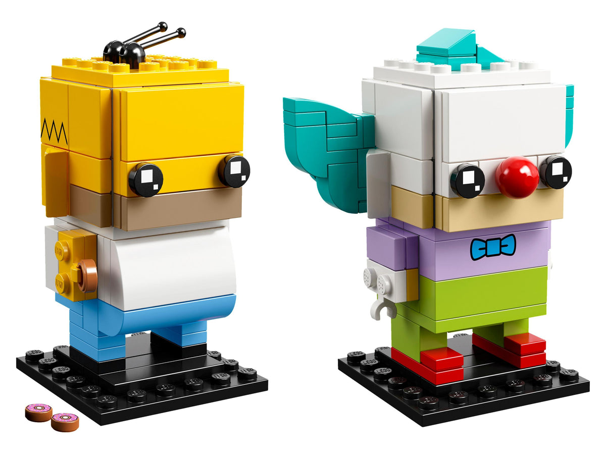 41632 Homer Simpson & Krusty the Clown (Retired) LEGO BrickHeadz
