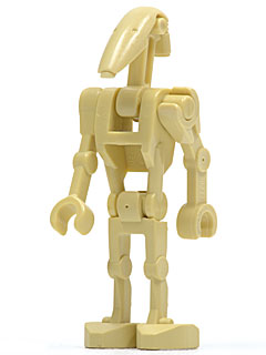 Battle Droid - Tan, Angled Arm and Straight Arm (sw0001c)