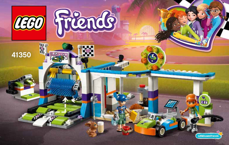 41350 Spinning Brushes Car Wash (Certified) LEGO Friends