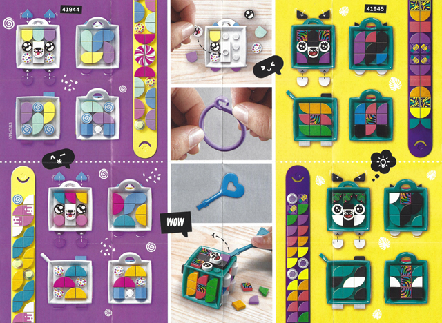 41945 Neon Tiger - Bracelet & Bag Tag (Used) LEGO DOTS