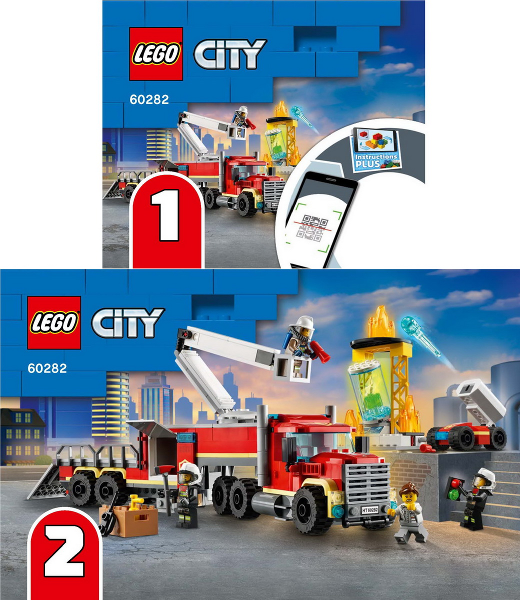 60282 Fire Command Unit (Used) LEGO City