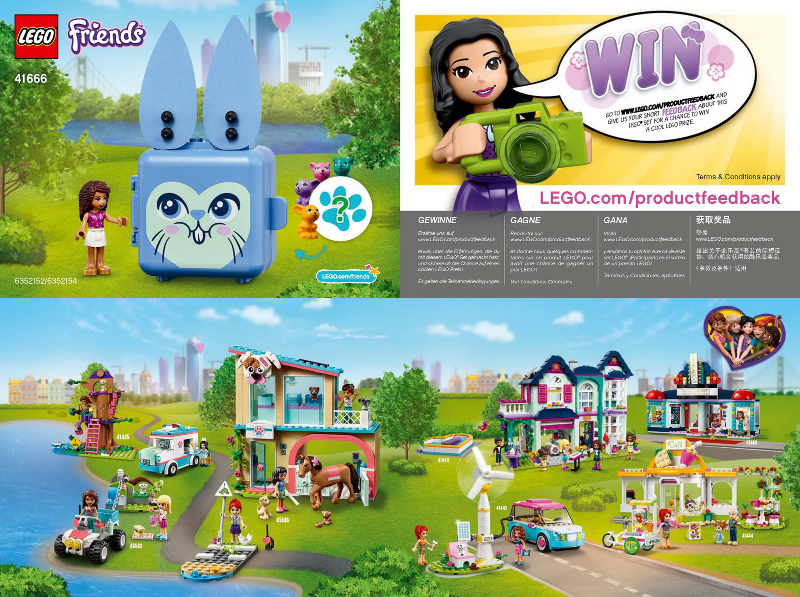 41666 Andrea's Bunny Cube (Used) LEGO Friends