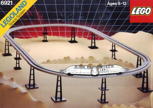 6921 Monorail Accessory Track (Certified) LEGO Space