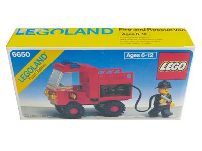 6650 Fire and Rescue Van (Retired) LEGO Town