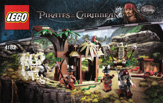 4182 The Cannibal Escape (Used) LEGO Pirates of the Caribbean