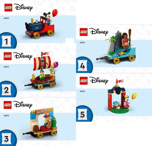43212 Disney Celebration Train (Certified) LEGO Disney