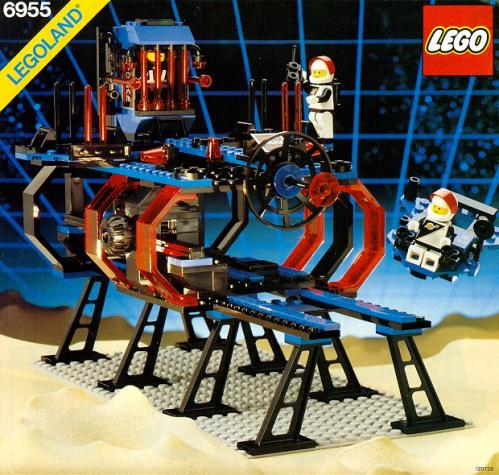 6955 Space Lock-Up Isolation Base (Certified) LEGO Space