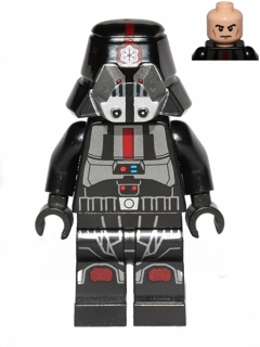Sith Trooper - Black Armor, Printed Legs (sw0443)