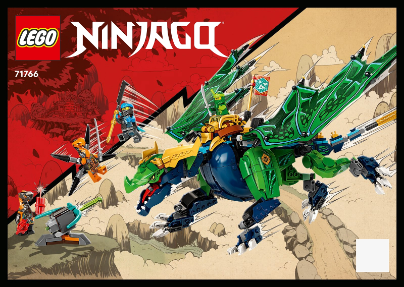 71766 Lloyd's Legendary Dragon (Used) LEGO Ninjago