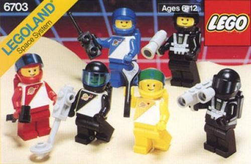 6703 Space Mini Figures (Used) LEGO Space
