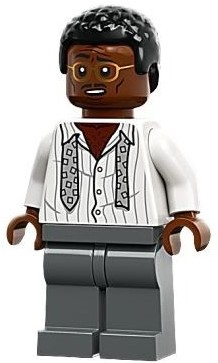 Ray Arnold - White Striped Shirt with Tie (jw109)