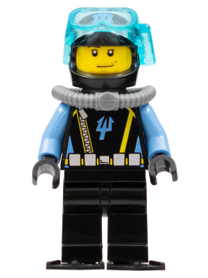 Aquaraider Diver 1 with Black Flippers (aqu015a)