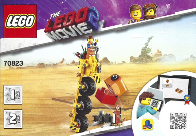 70823 Emmet's Thricycle! (Used) LEGO The LEGO Movie 2