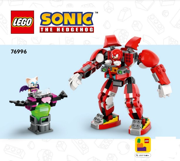 76996 Knuckles' Guardian Mech (Certified) LEGO Sonic