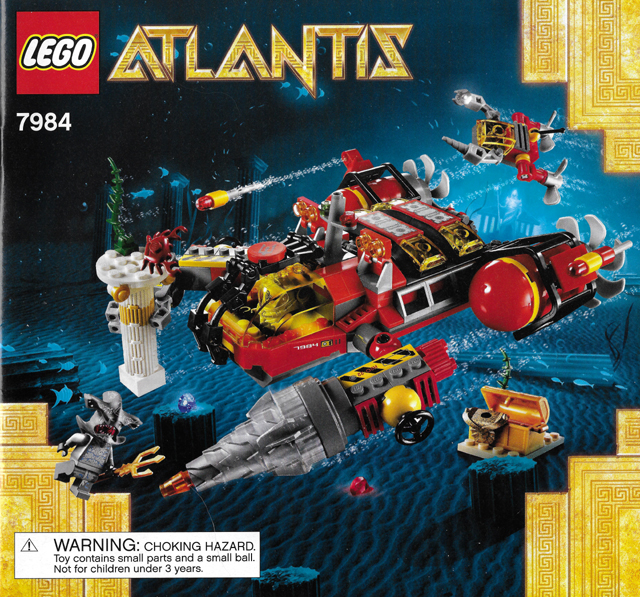 7984 Deep Sea Raider (Certified) LEGO Atlantis