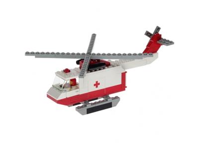6691 Red Cross Helicopter (Retired) LEGO Town