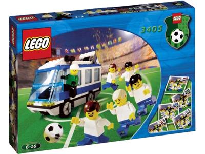 3405 Blue Team Bus (Retired) LEGO Sports