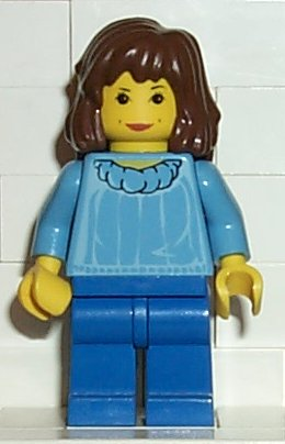 Hermione Granger - Medium Blue Torso, Blue Legs (hp001)