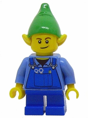 Elf - Blue Overalls, Brown Dimple (hol045b)