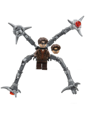Dr. Octopus (Otto Octavius) / Doc Ock - Reddish Brown Outfit, Mechanical Arms (sh1060)